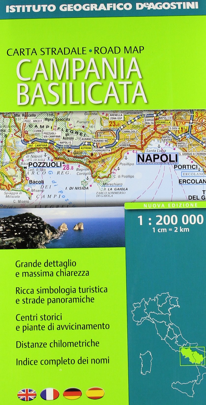 Campania, Basilicata 1:200.000. Ediz. multilingue book