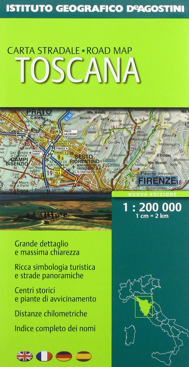 Toscana 1:200.000. Ediz. multilingue book