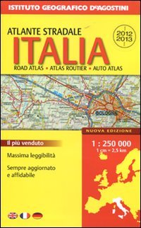 Atlante stradale Italia 1:250.000 2012-2013 Leisure, Home & Garden