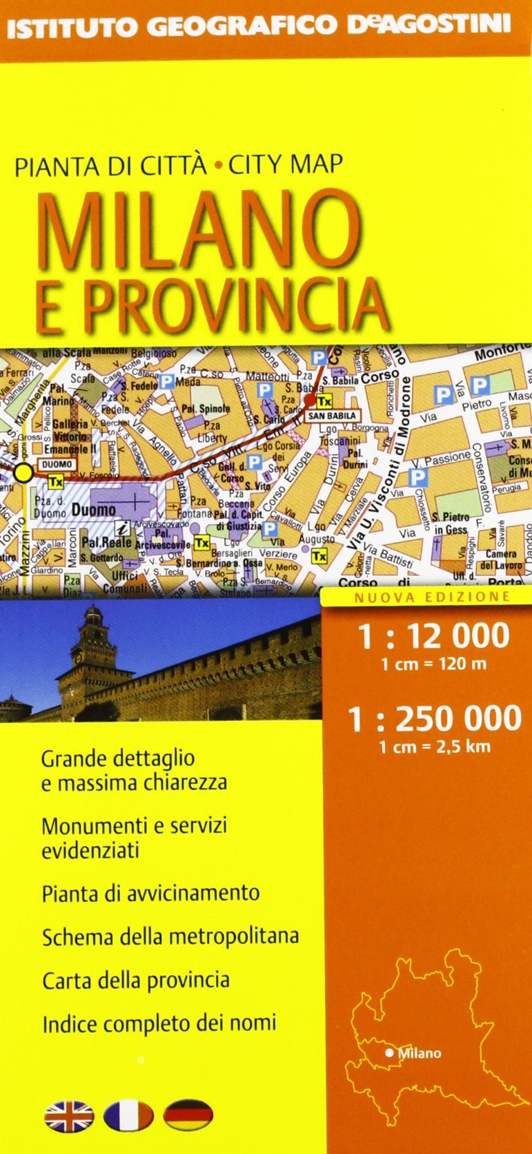 Milano 1:12.000. Provincia 1:250.000 (Piante di città d'Italia) Leisure, Home & Garden