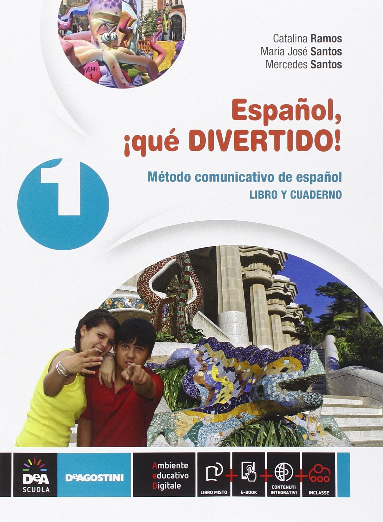 Español, ¡que divertido! Libro del alumno y cuaderno. Per la Scuola media. Con e-book. Con espansione online (Vol. 1) Professional & Reference Books