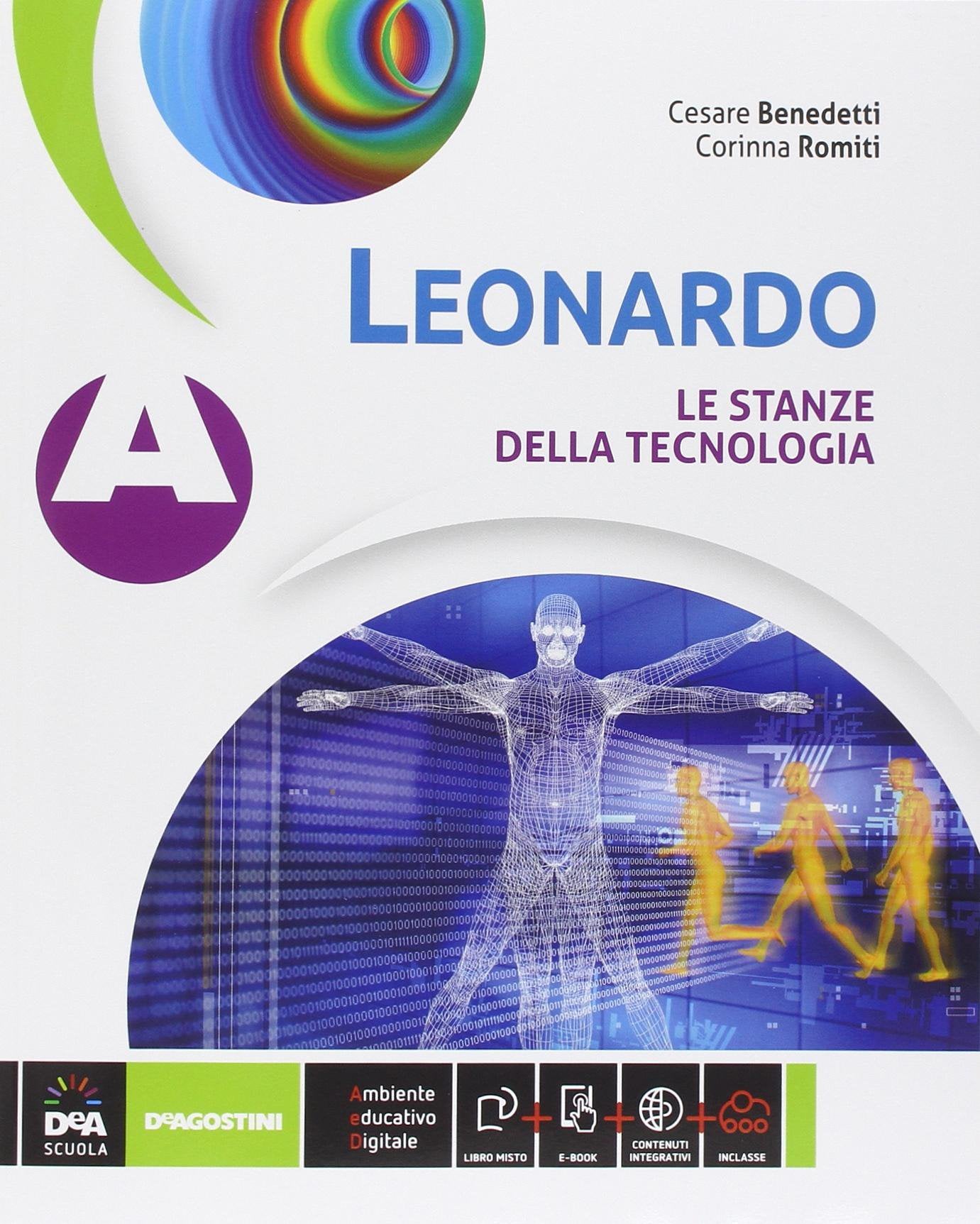 Leonardo. Vol. A-B. Con tavole. Per la Scuola media. Con e-book. Con espansione online Professional & Reference Books