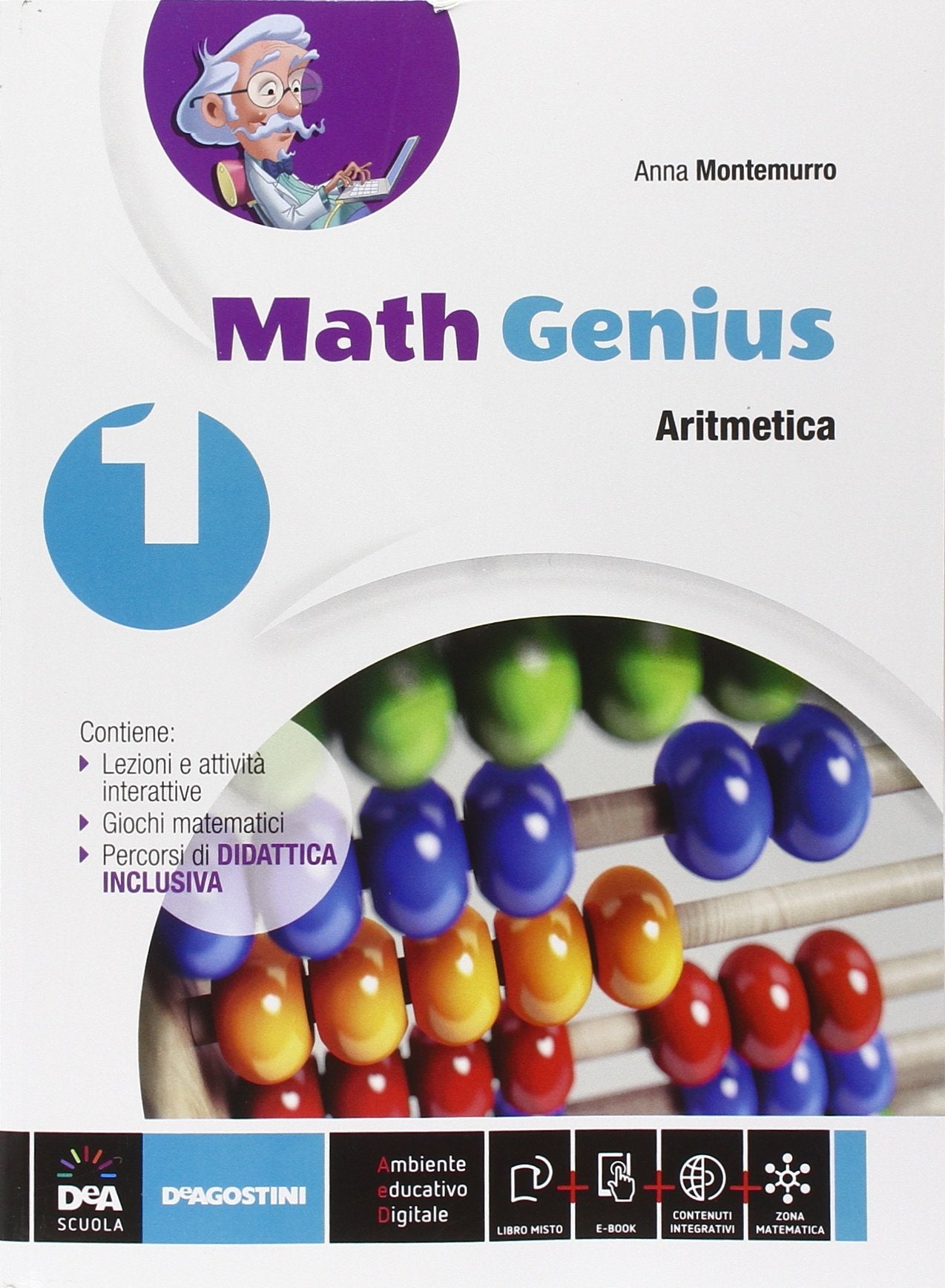 Math genius. Aritmetica-Geometria-Palestra delle competenze. Per la Scuola media. Con e-book. Con espansione online (Vol. 1) Professional & Reference Books
