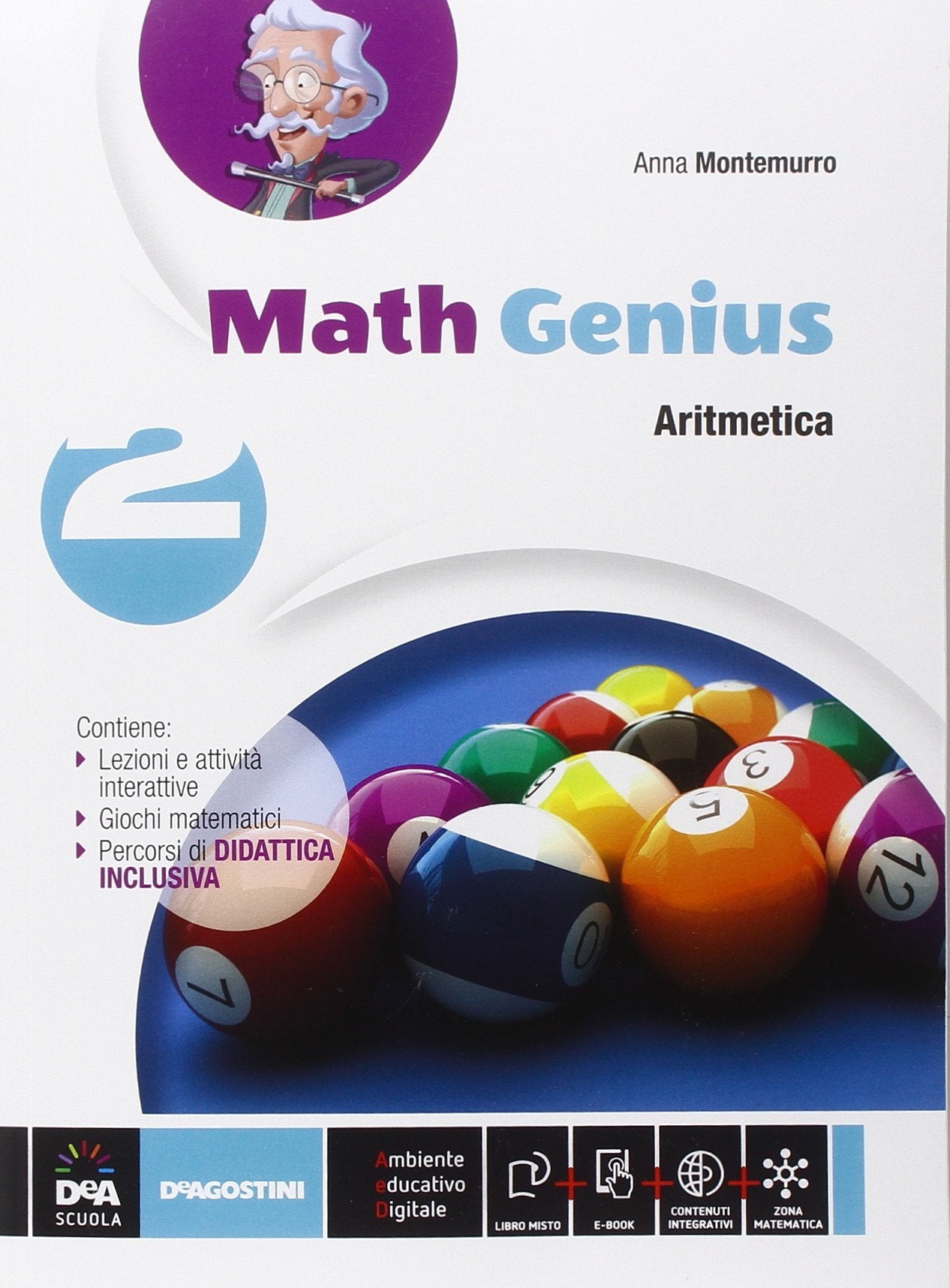 Math genius. Aritmetica-Geometria-Palestra delle competenze. Per la Scuola media. Con e-book. Con espansione online (Vol. 2) Professional & Reference Books