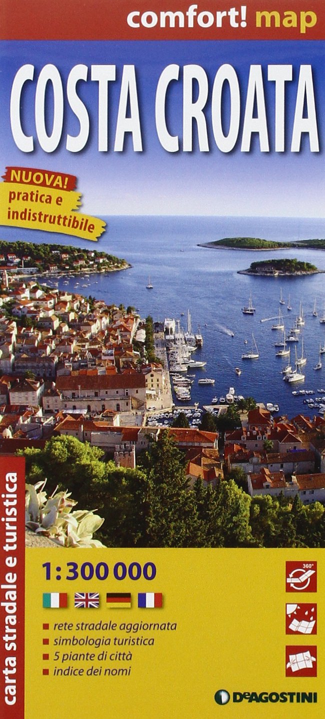 Croazia 1:300.000 Leisure, Home & Garden Books