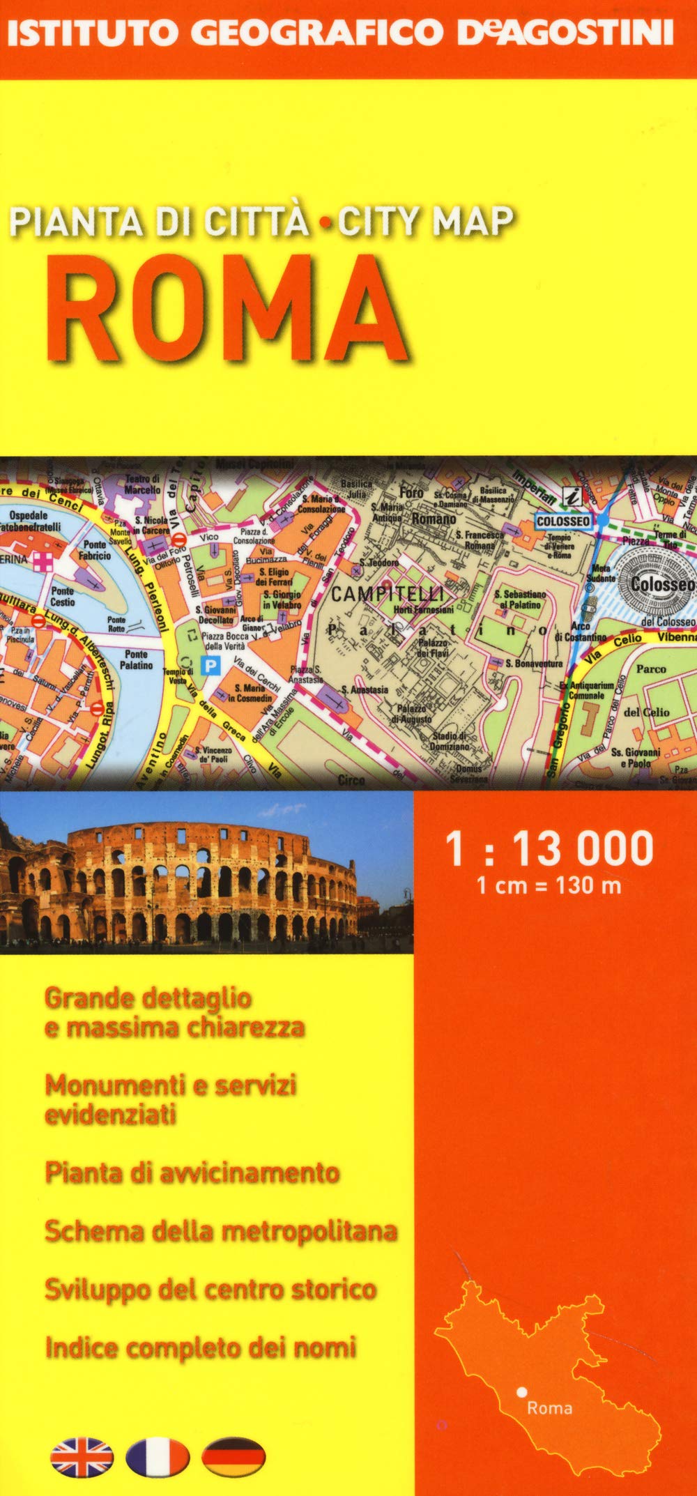 Roma 1:13.000 (Piante di città d'Italia) Leisure, Home & Garden