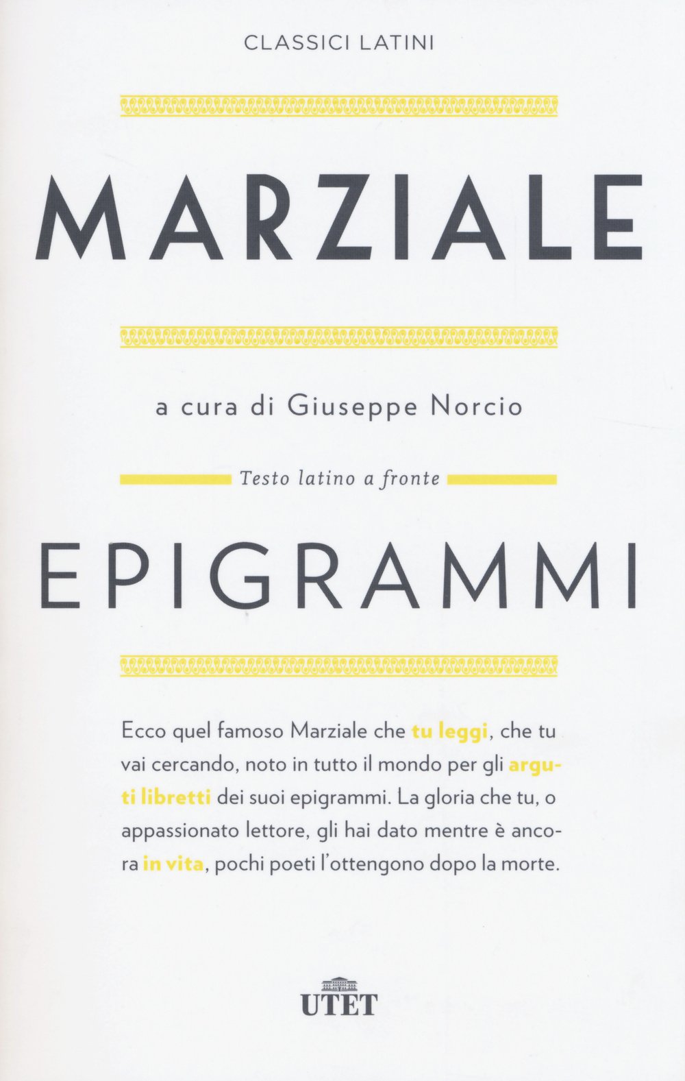 Epigrammi. Testo latino a fronte. Con e-book (Classici latini) Poetry