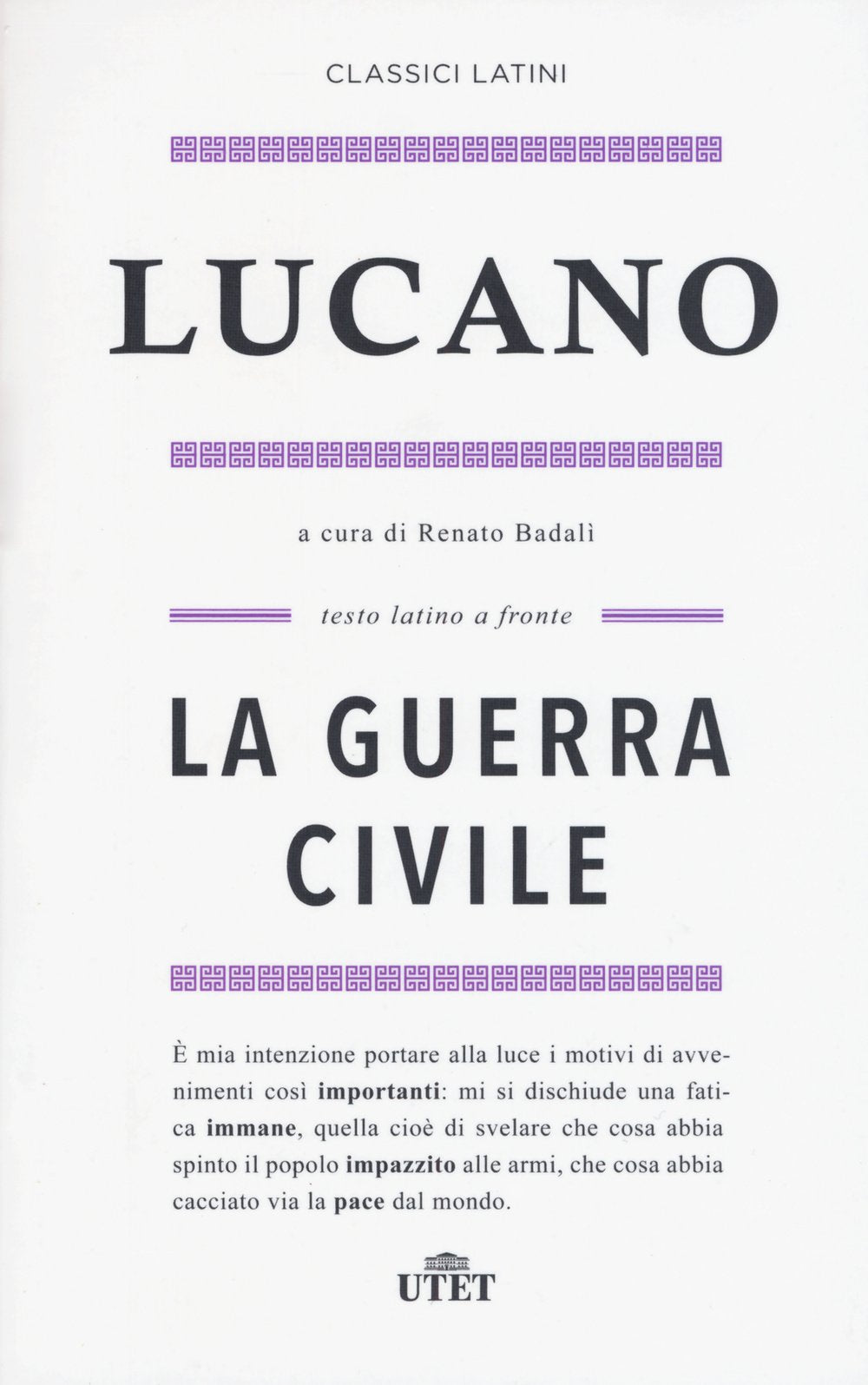 La guerra civile. Testo latino a fronte book