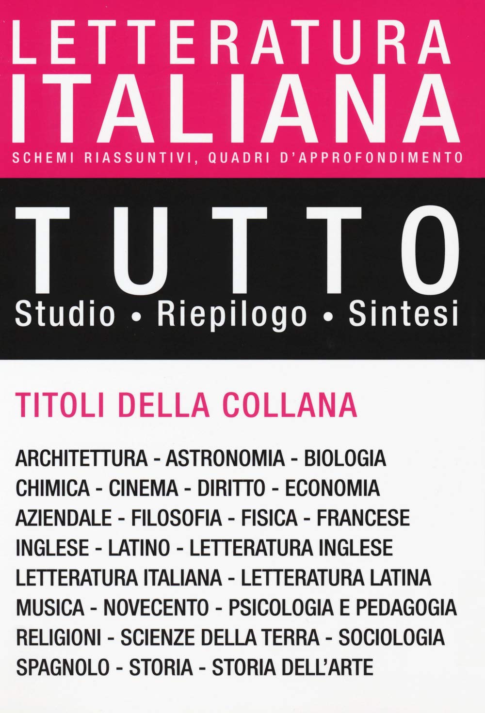 Tutto letteratura italiana Contemporary literature