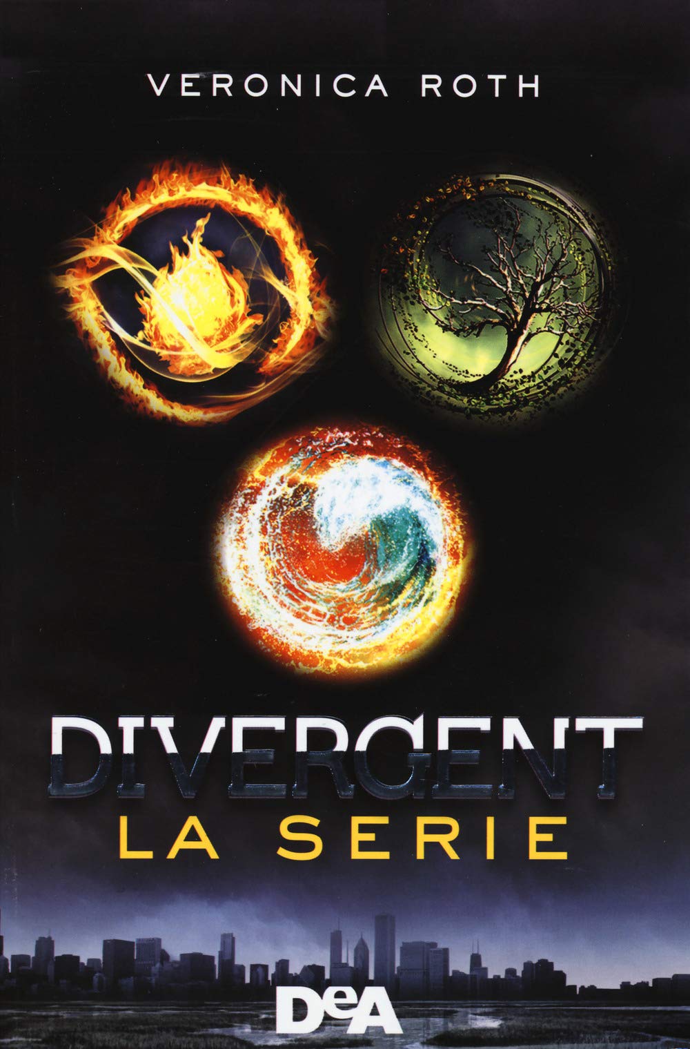 Divergent saga: Divergent-Insurgent-Allegiant (Le gemme) Fantasy & Sci-Fi
