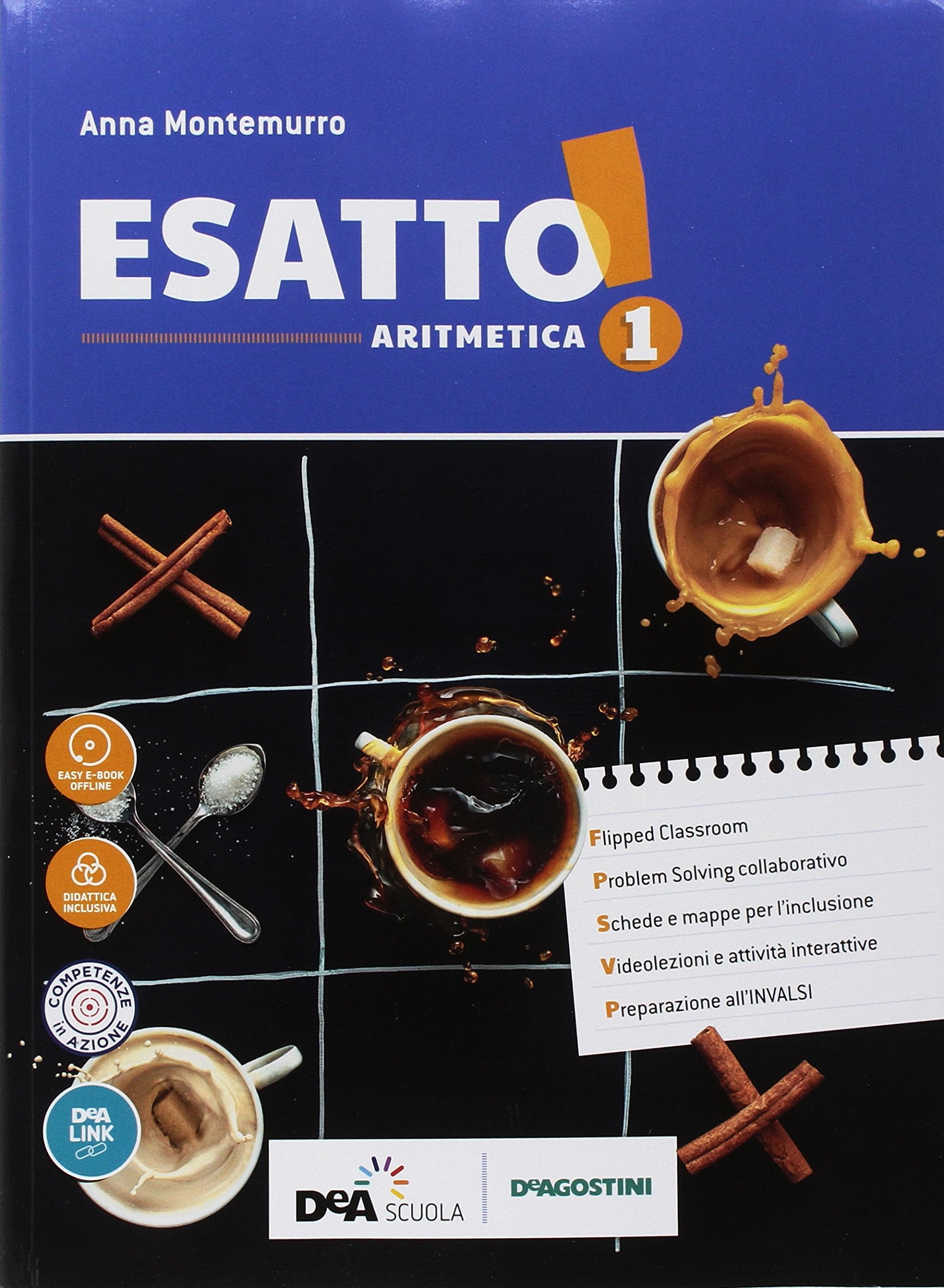 Esatto! Con quaderno operativo e prontuario. Ediz. tematica. Per la Scuola media. Con ebook. Con espansione online. Con DVD-ROM. Aritmetica-Geometria (Vol. 1) Professional & Reference Books