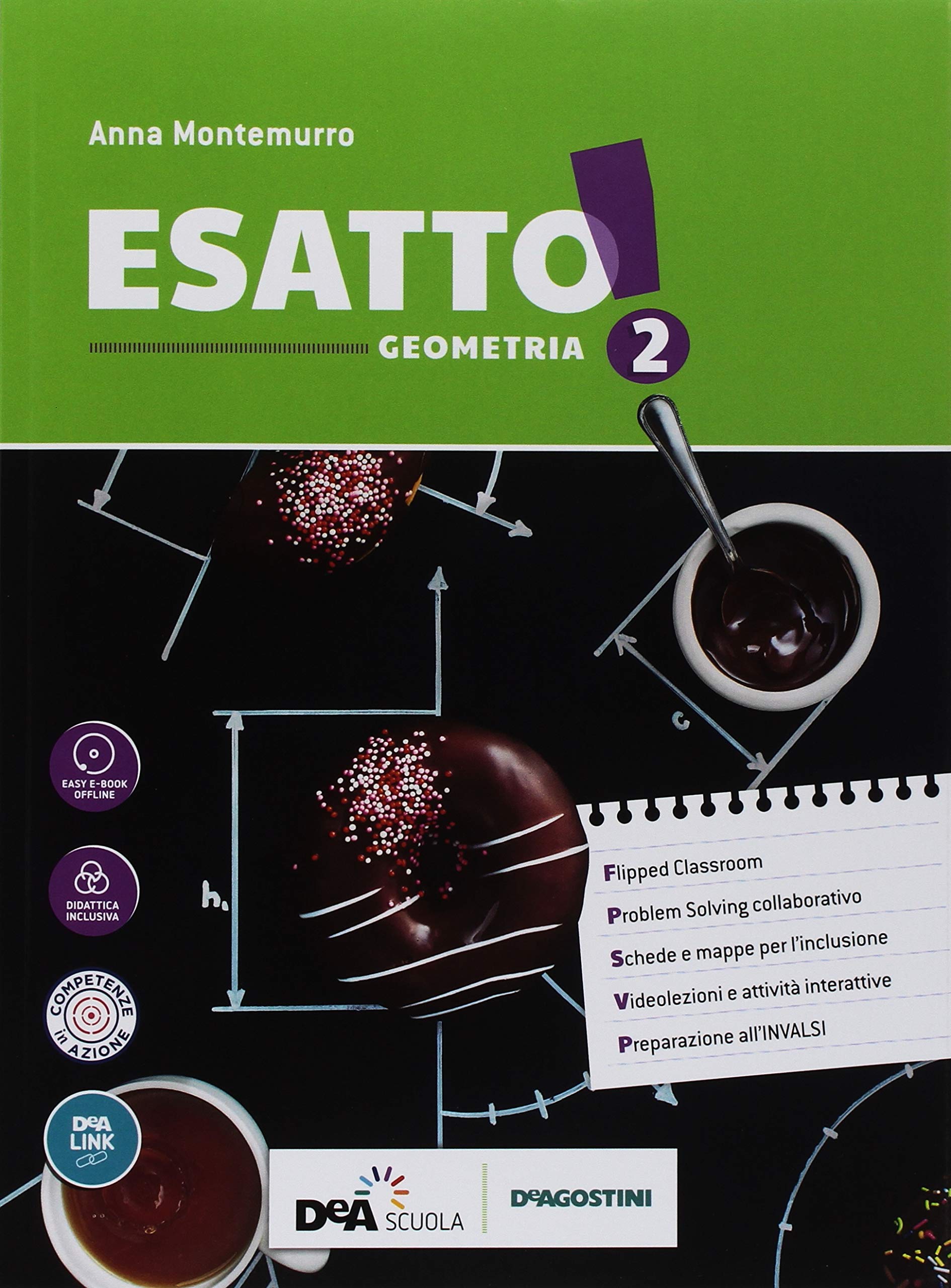 Esatto! Con quaderno operativo e prontuario. Ediz. tematica. Per la Scuola media. Con ebook. Con espansione online. Con DVD-ROM. Aritmetica-Geometria (Vol. 2) Professional & Reference Books