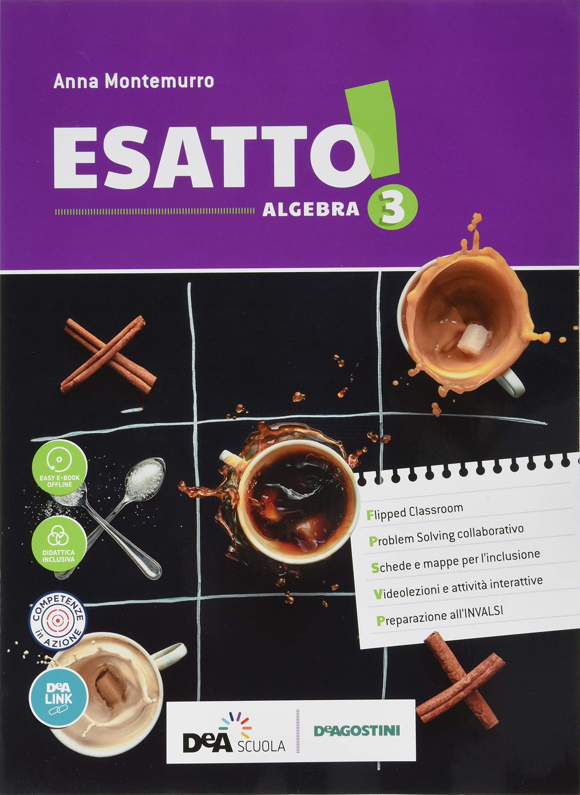 Esatto! Con quaderno operativo e prontuario. Ediz. tematica. Per la Scuola media. Con ebook. Con espansione online. Con DVD-ROM. Algebra-Geometria (Vol. 3) Professional & Reference Books