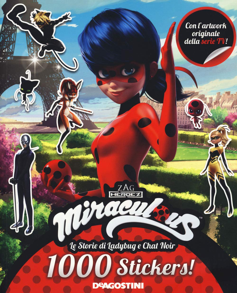 1000 sticker. Miraculous. Le storie di Ladybug e Chat Noir. Con adesivi. Ediz. a colori book