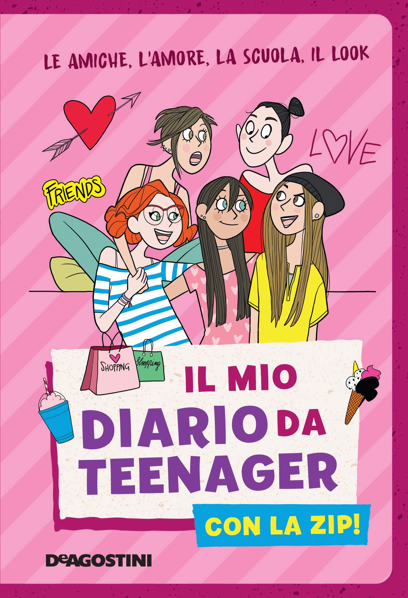 Il mio diario da teenager con la zip! book