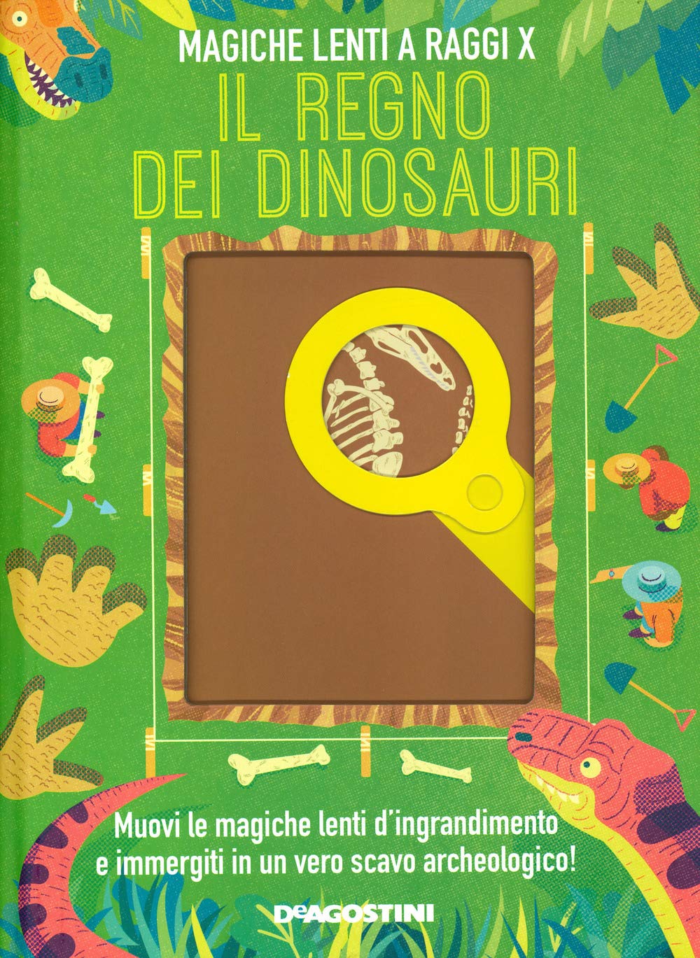 Il regno dei dinosauri. Magiche lenti a raggi X. Ediz. a colori book