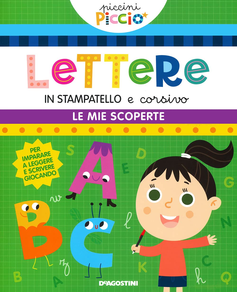 Lettere in stampatello e corsivo book
