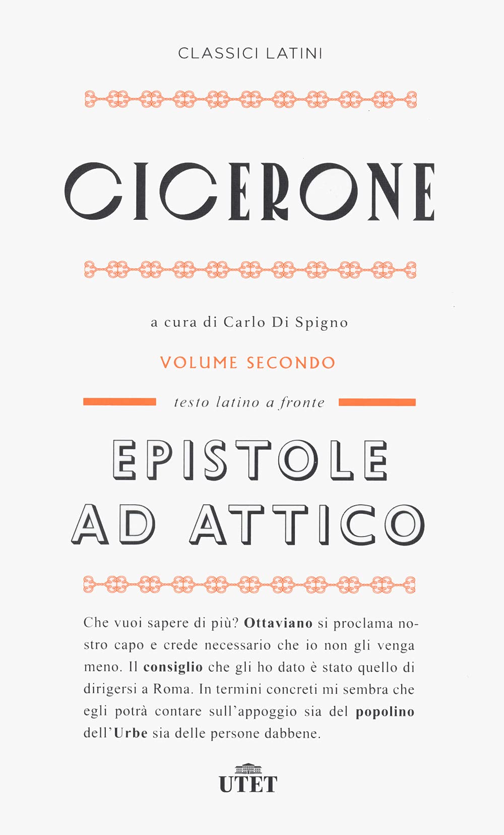 Epistole ad Attico. Testo latino a fronte. Nuova ediz. (Vol. 2) book