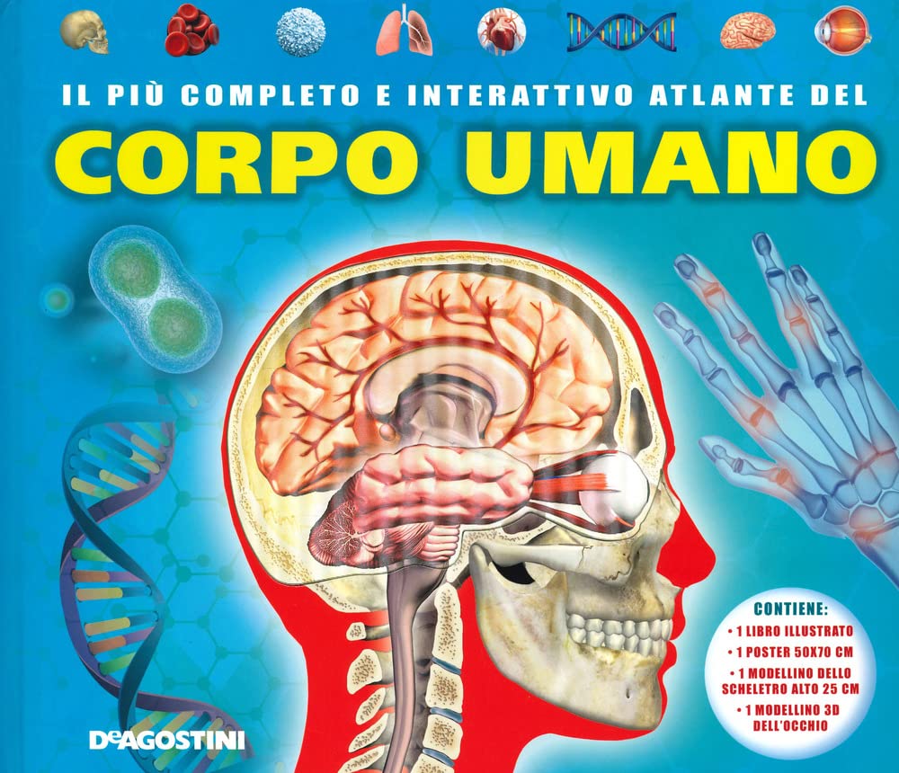 Il più completo e interattivo atlante del corpo umano. Ediz. a colori. Con gadget. Con Poster book