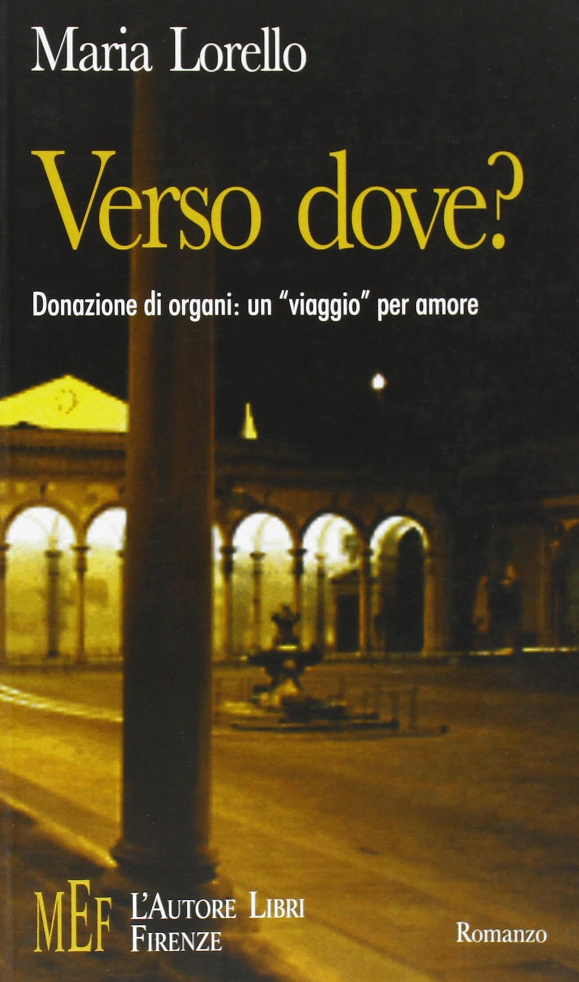 Verso dove? Donazione di organi: un «viaggio» per amore (Biblioteca 80. Narratori) Contemporary literature