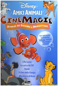 Amici animali: IL Re Leone-La carica dei 101-Bambi-Il libro della giungla-Alla ricerca di Nemo. Con gadget book