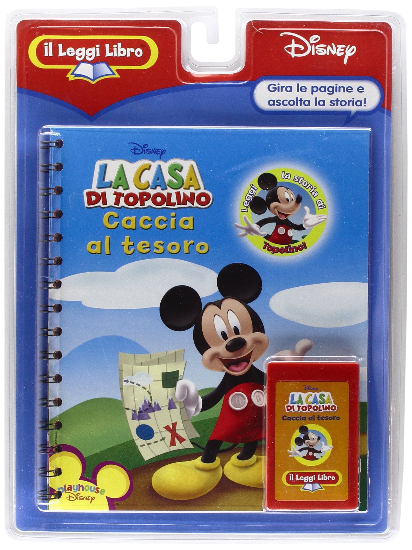 Caccia al tesoro. La casa di Topolino. Il Leggi Libro. Ediz. illustrata. Con cartuccia sonora Tiptoi & Games