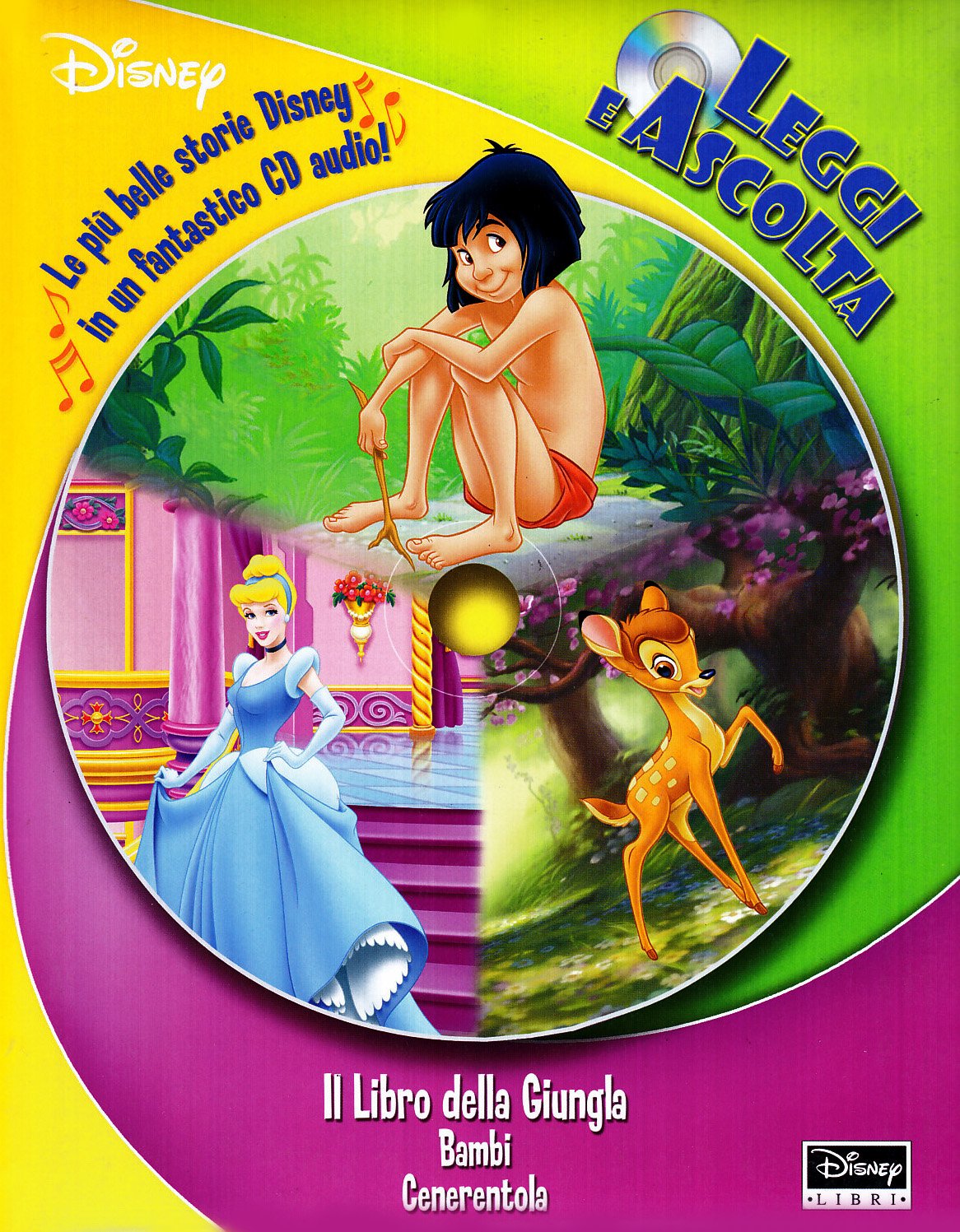 Il libro della giungla-Bambi-Cenerentola. Ediz. illustrata. Con CD Audio book