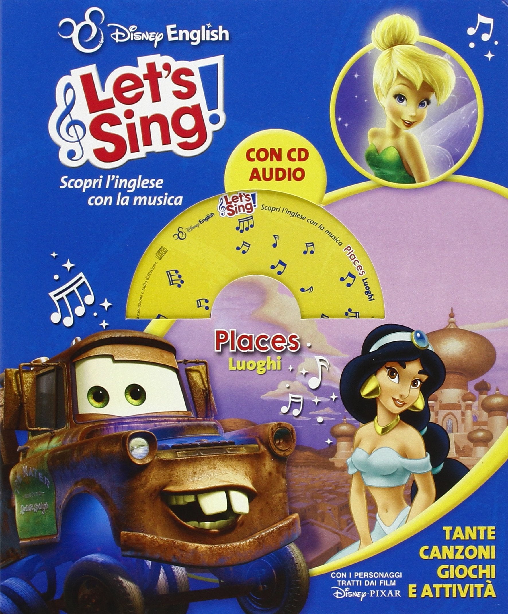 Places-Luoghi. Ediz. bilingue. Con CD Audio (Disney English. Let's sing!) Tiptoi & Games