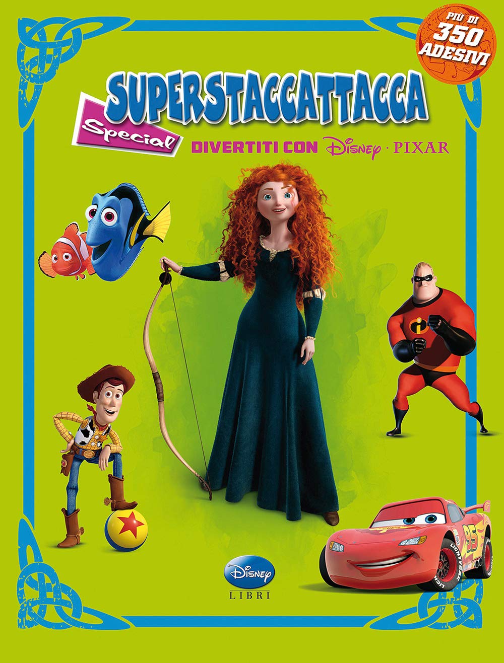 Divertiti con Disney Pixar. Superstaccattacca Special. Con adesivi. Ediz. illustrata book