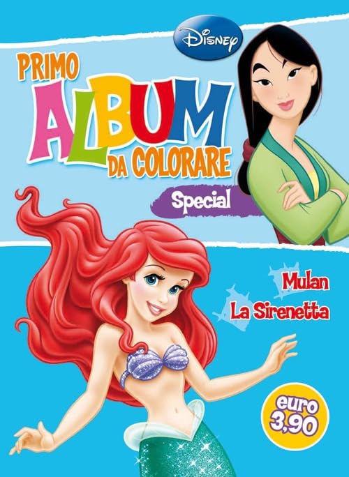 Primo album da colorare special. Mulan e La sirenetta Tiptoi & Games