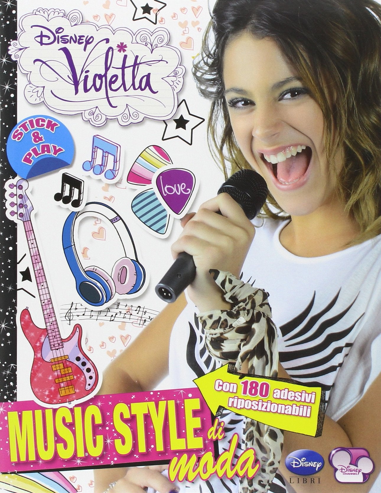Music style di moda. Stick & play. Violetta. Con adesivi. Ediz. illustrata book