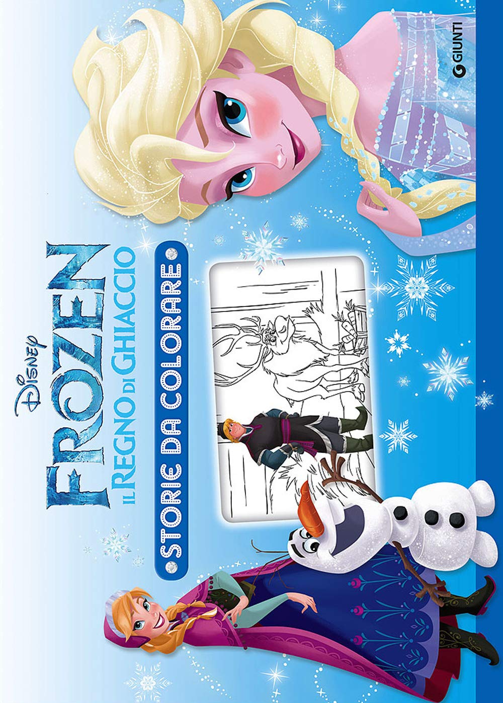 Frozen. Il regno di ghiaccio. Storie da colorare. Ediz. illustrata book