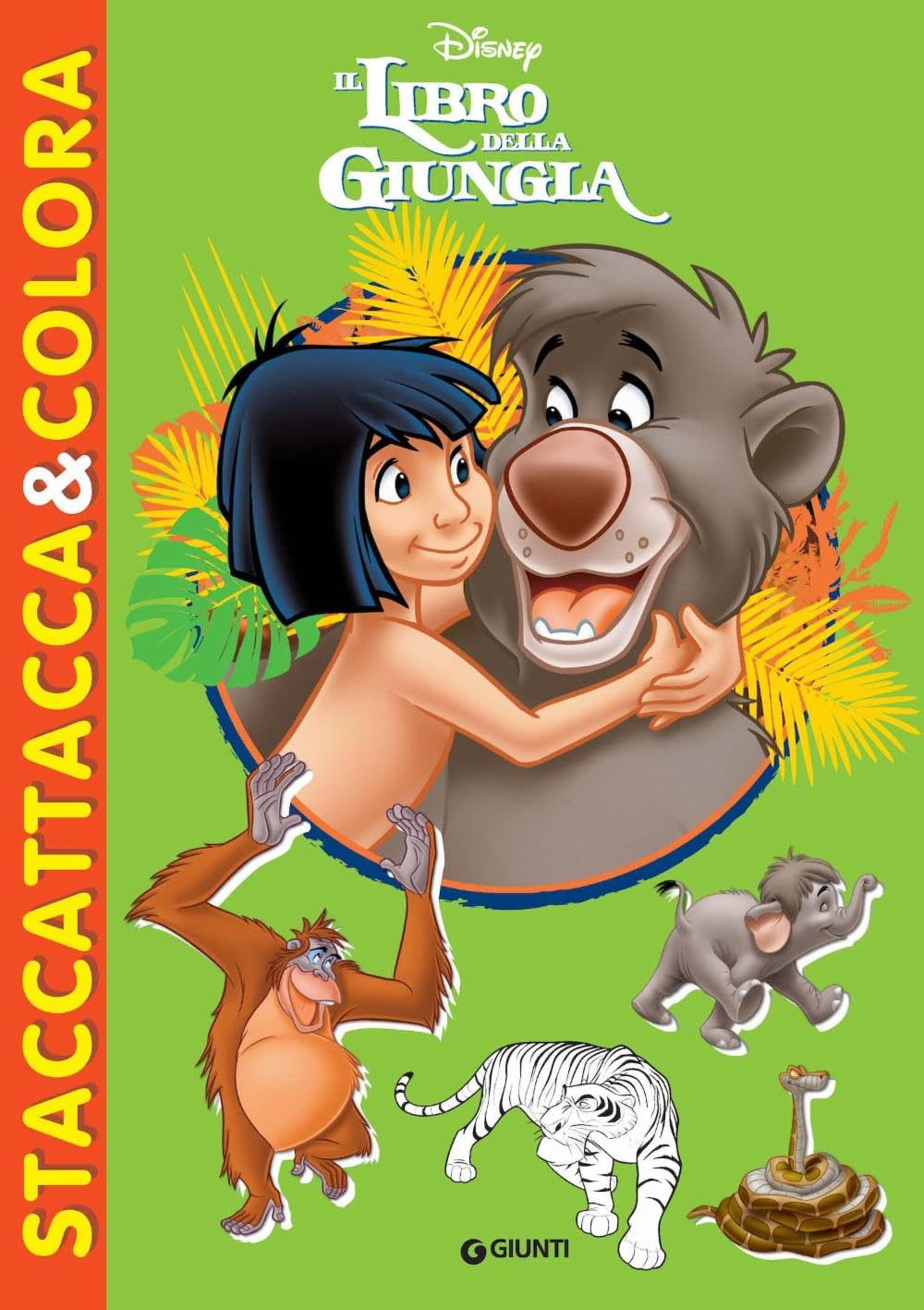 Il libro della giungla. Staccattacca & colora. Con adesivi. Ediz. illustrata book
