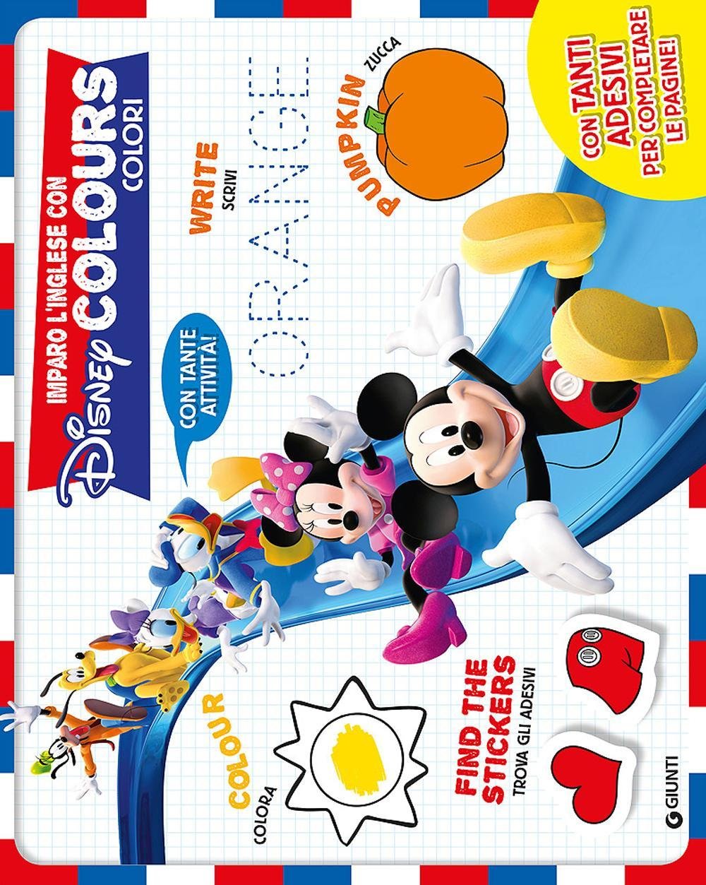 Imparo l'inglese con Disney. Colours-colori. Album creativo. Con adesivi Non-fiction