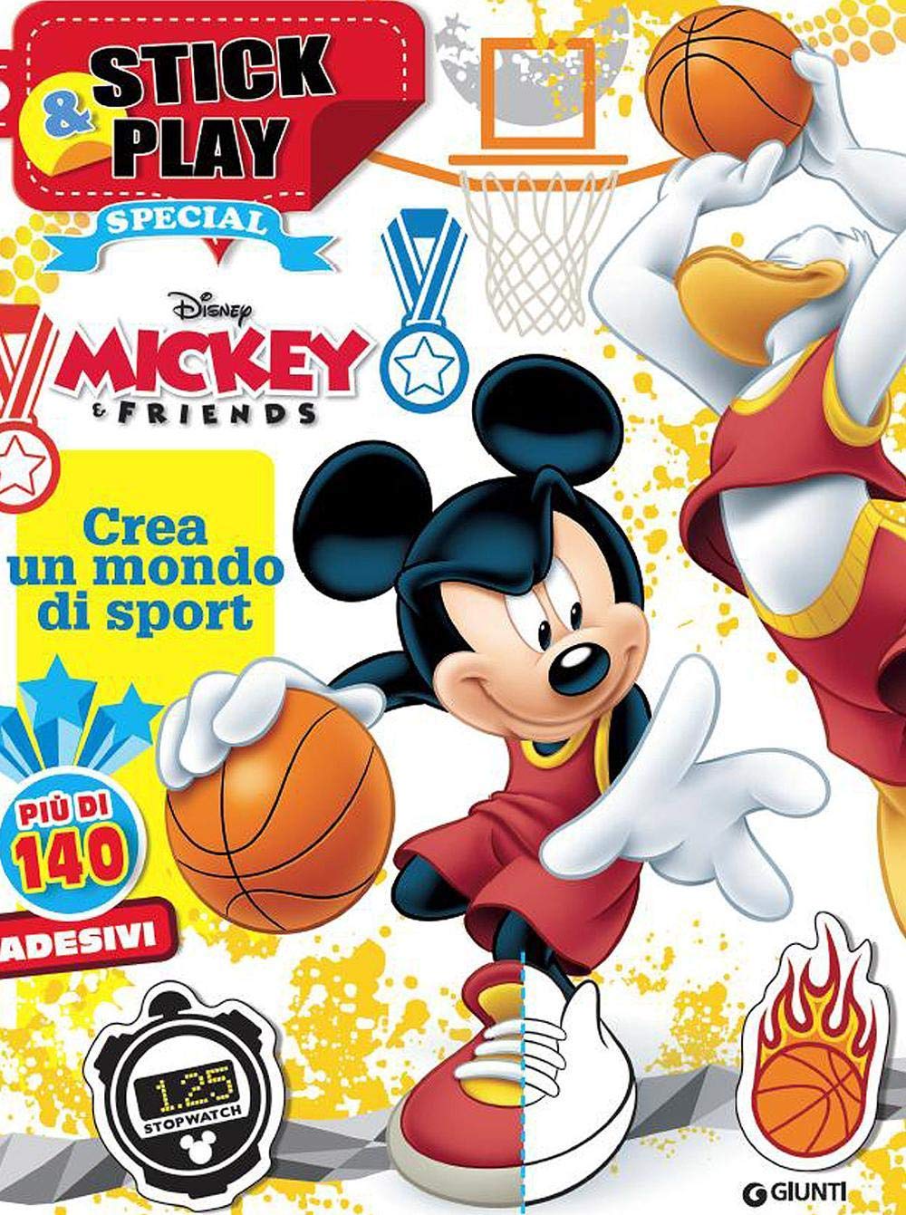 Topolino. Crea un mondo di sport. Mickey&friends. Stick & play special. Con adesivi Tiptoi & Games