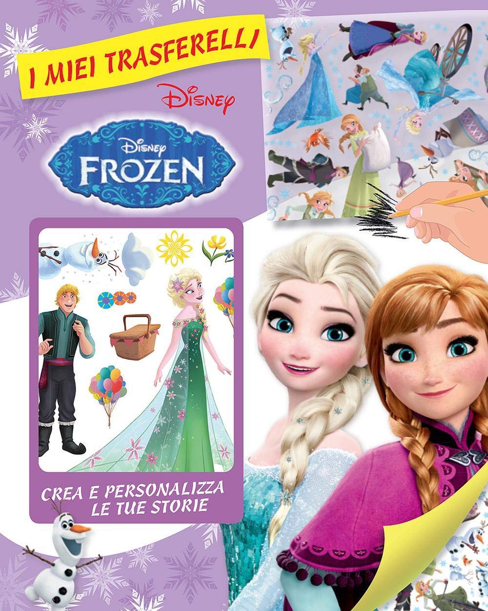 Frozen. La magia delle luci del Nord. I miei trasferelli. Crea e personalizza le tue storie Tiptoi & Games