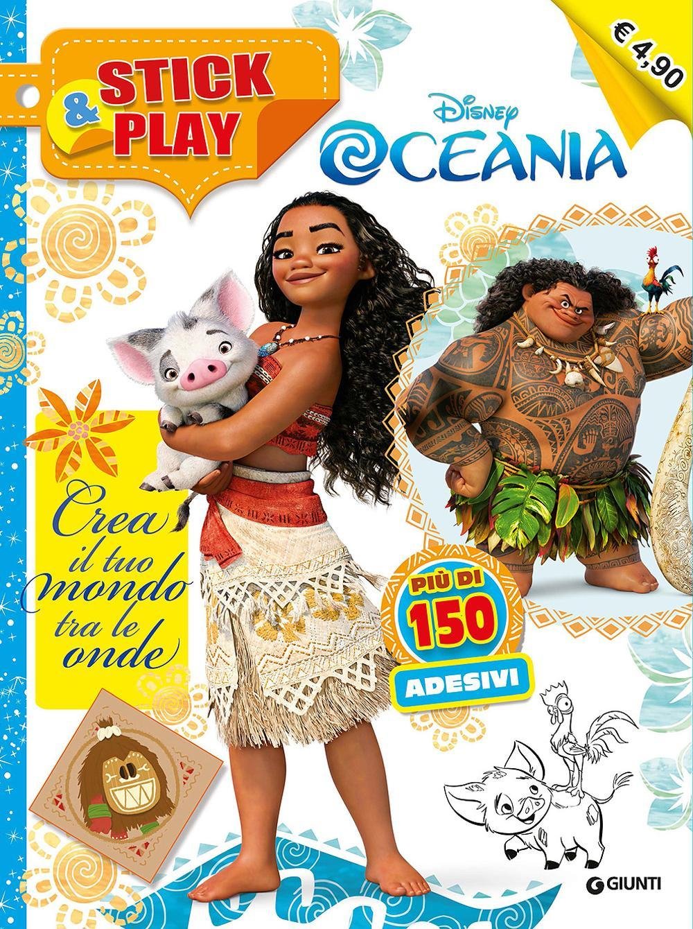 Oceania. Crea il tuo mondo tra le onde. Stick & play. Con Adesivi Tiptoi & Games