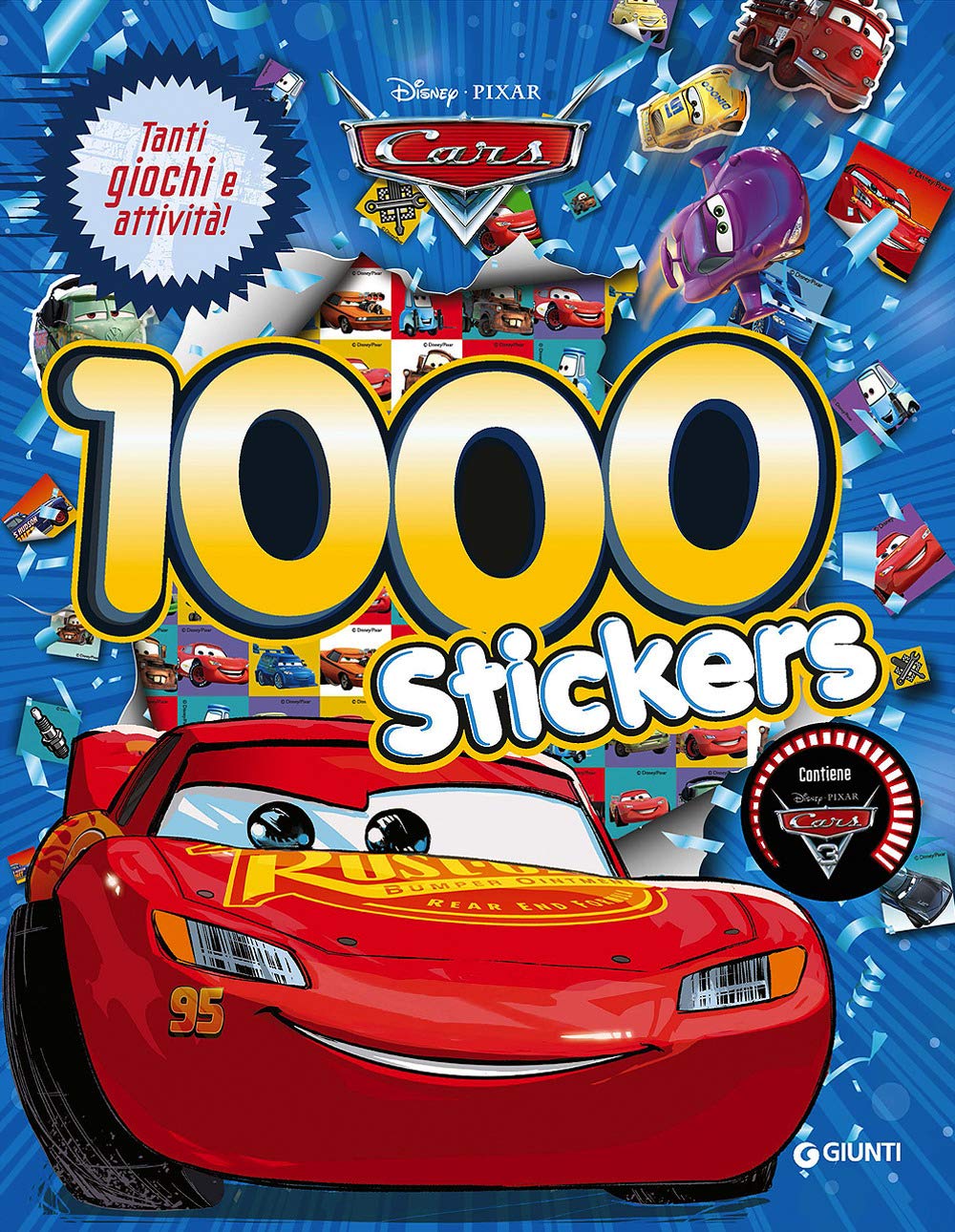 Product Image: Cars 3. 1000 stickers. Con adesivi