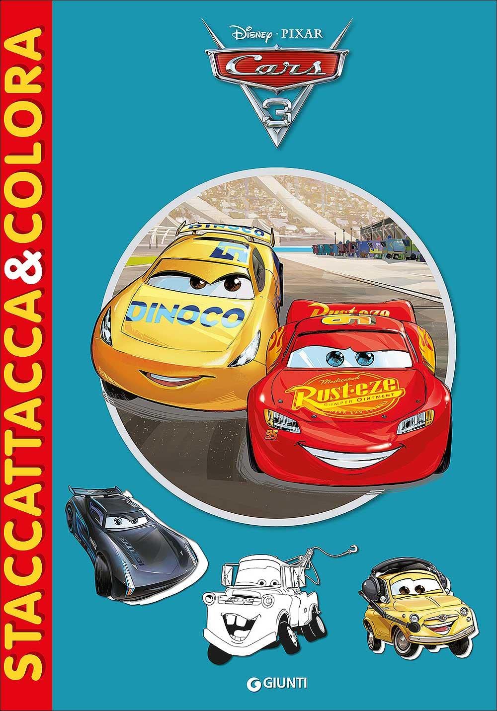 Cars 3. Staccattacca&colora. Con adesivi book