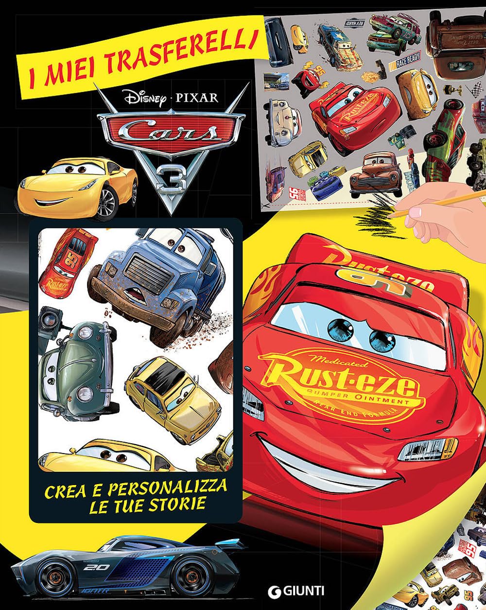 Cars 3. Crea e personalizza le tue storie. I miei trasferelli. Ediz. a colori book