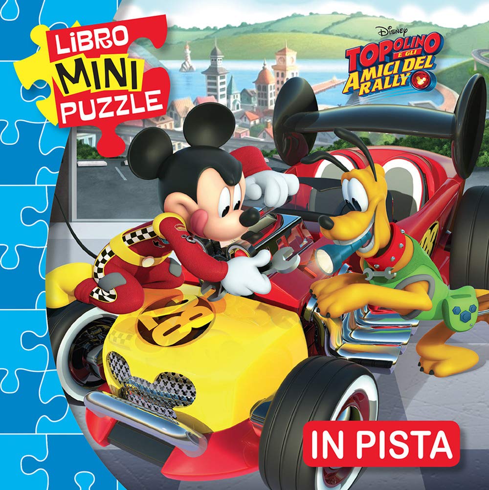In pista. Topolino e gli amici del rally. Libro mini puzzle Tiptoi & Games