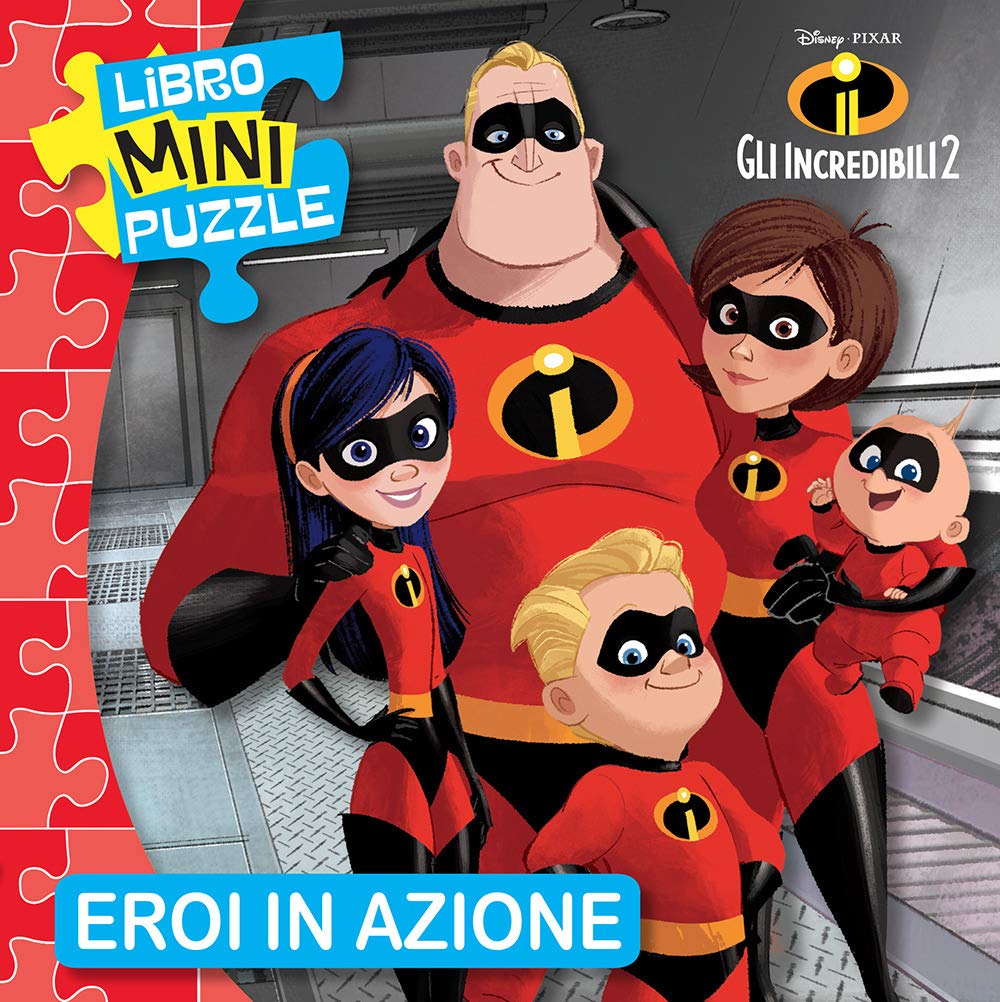 Eroi in azione. Gli Incredibili 2. Libro mini puzzle Tiptoi & Games