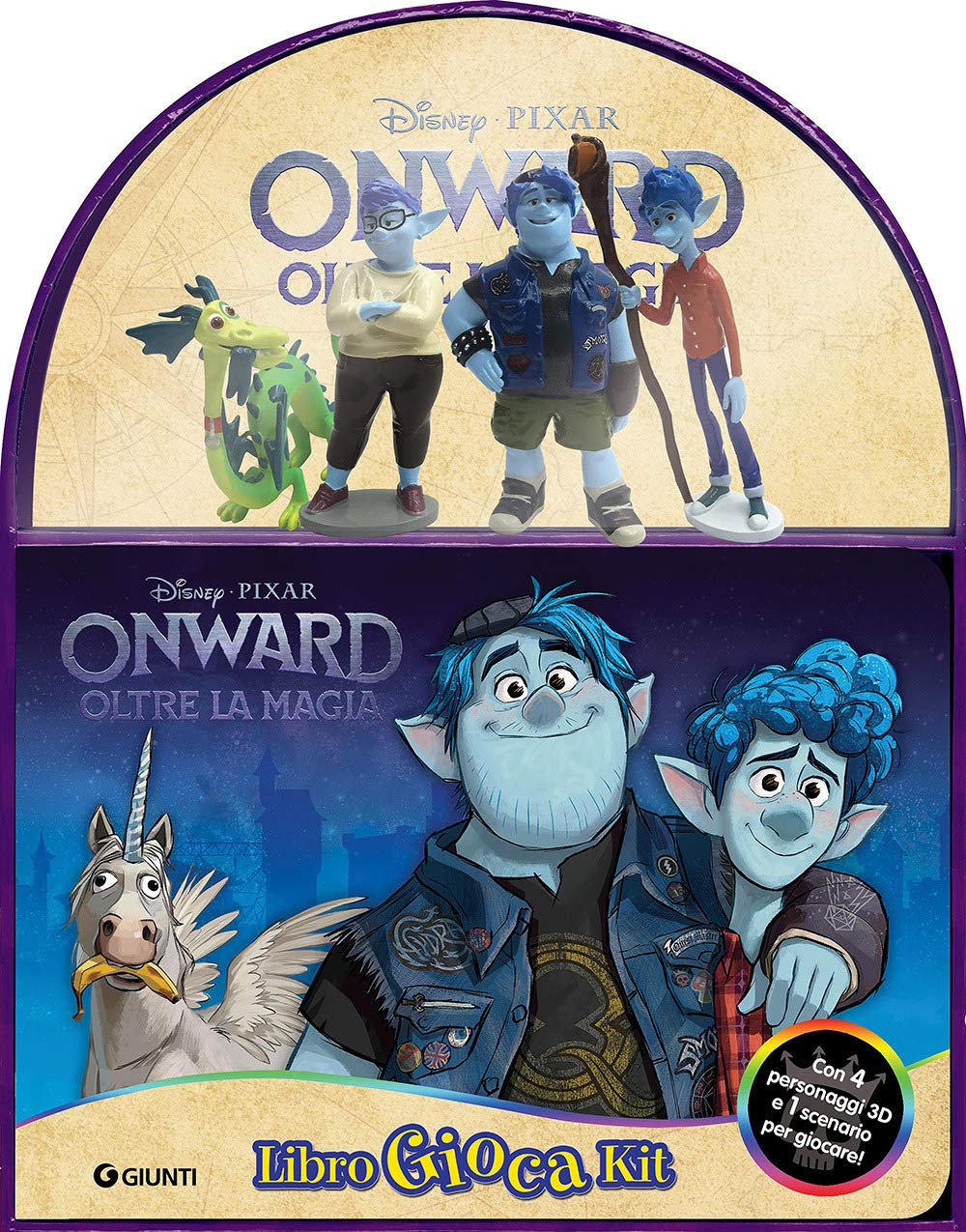 Onward. Libro gioca kit. Ediz. a colori. Con 4 personaggi 3D. Con scenario per giocare Tiptoi & Games