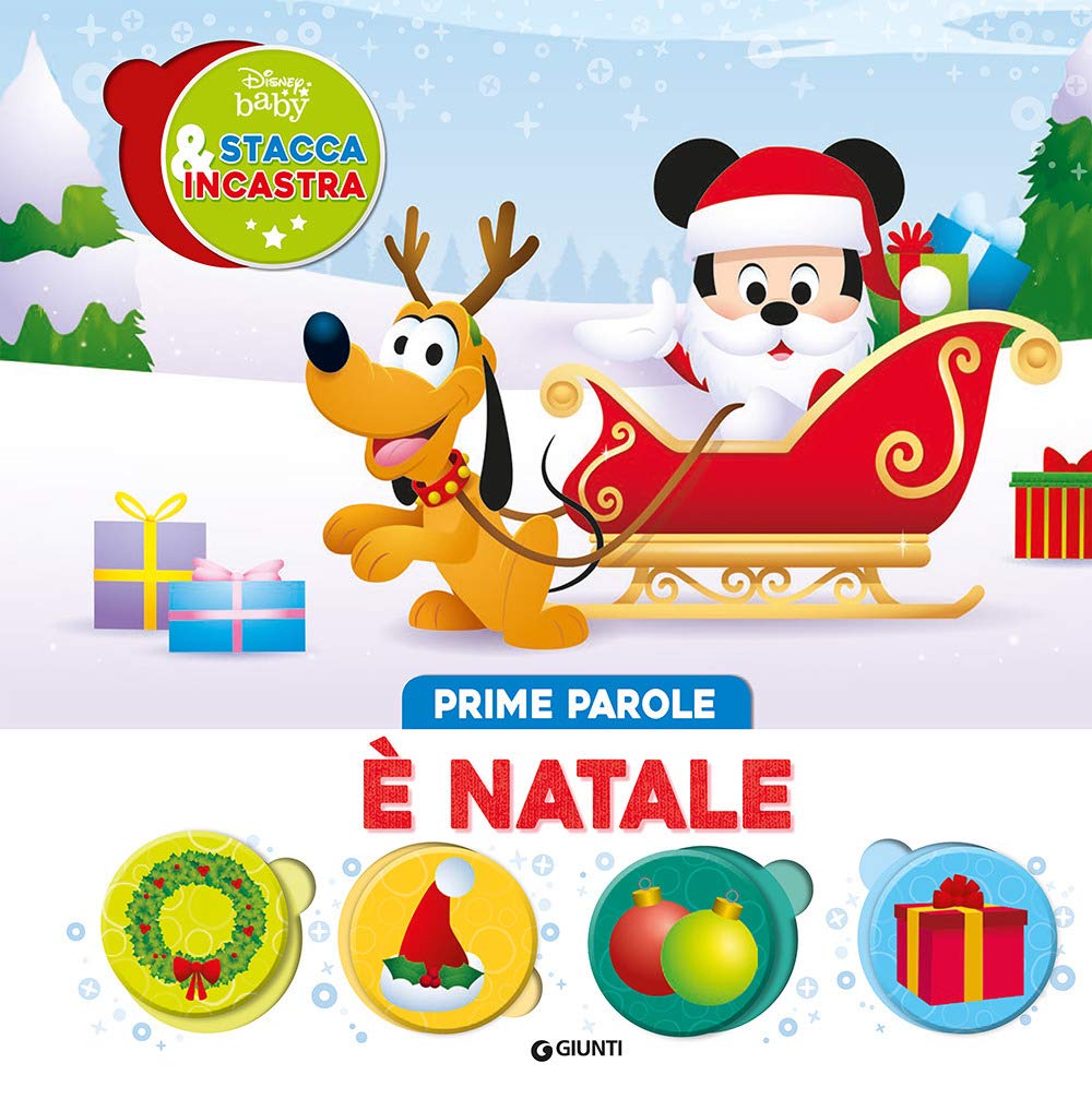 È Natale. Prime parole. Stacca & incastra. Ediz. a colori (Disney baby) Non-fiction