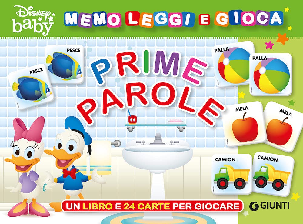 Prime parole. Memo leggi e gioca. Ediz. a colori. Con 24 Carte book