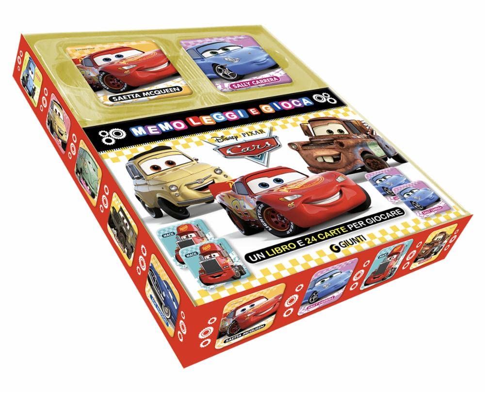 Cars. Memo leggi e gioca. Ediz. a colori. Con 24 Carte book