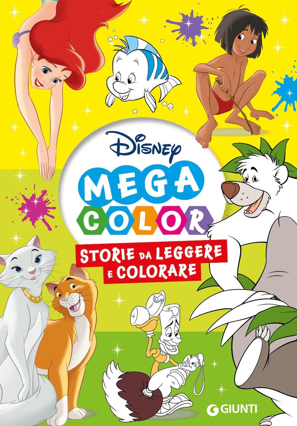 Storie da leggere e colorare. Disney mega color. Ediz. illustrata (Disney time) Tiptoi & Games