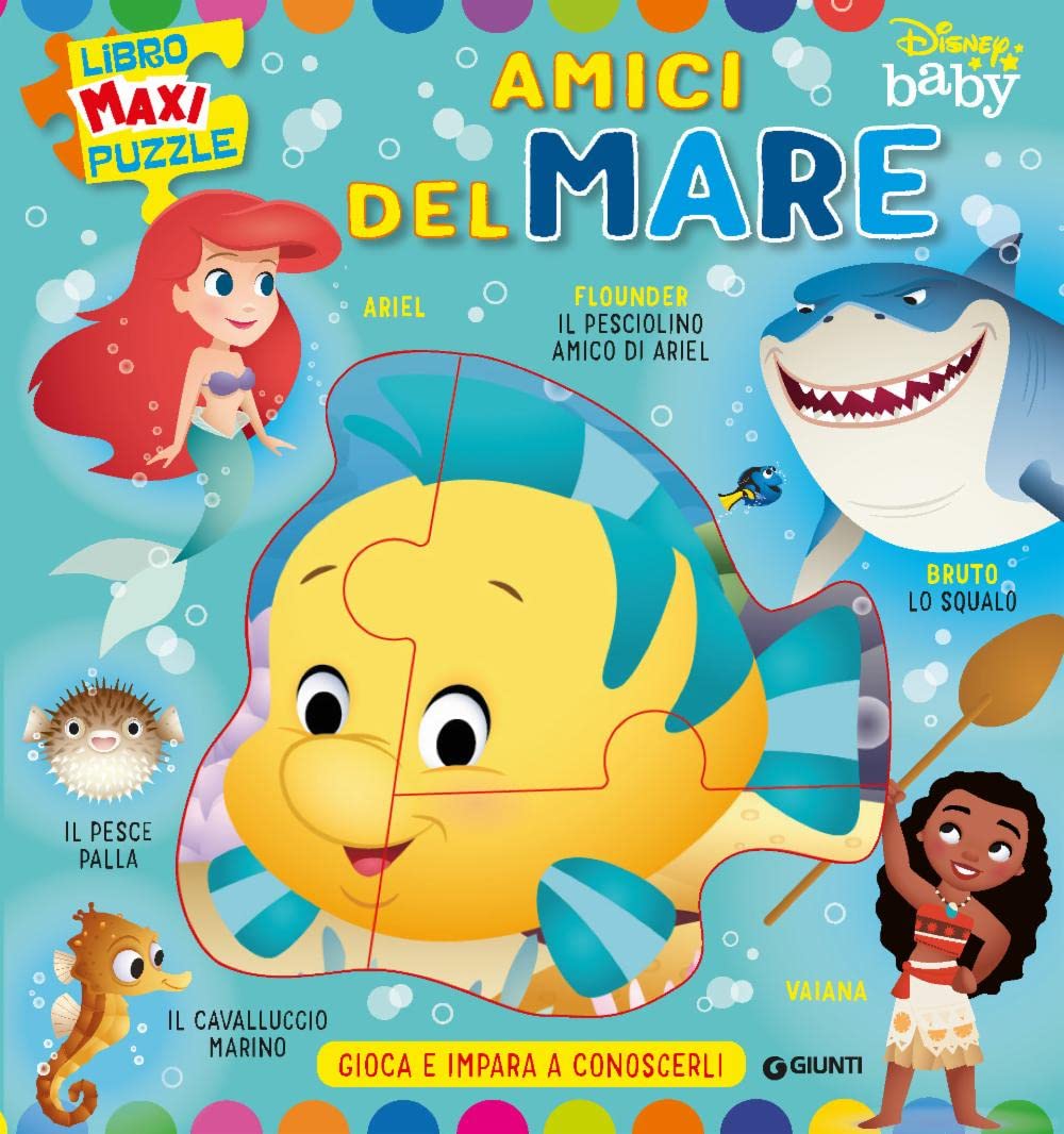 Amici del mare. Baby libro maxi puzzle. Ediz. a colori (Disney baby) Tiptoi & Games