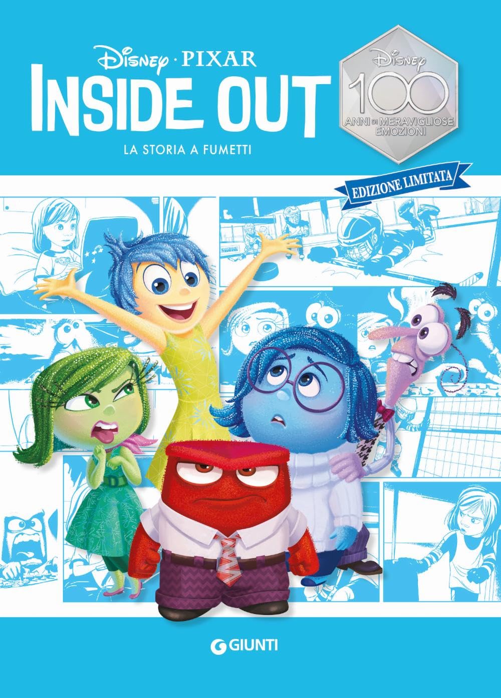 Inside out. La storia a fumetti. Disney 100. Ediz. limitata book