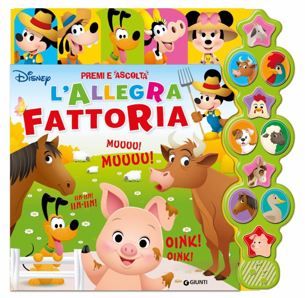 L'allegra fattoria. Premi e ascolta. Ediz. a colori book